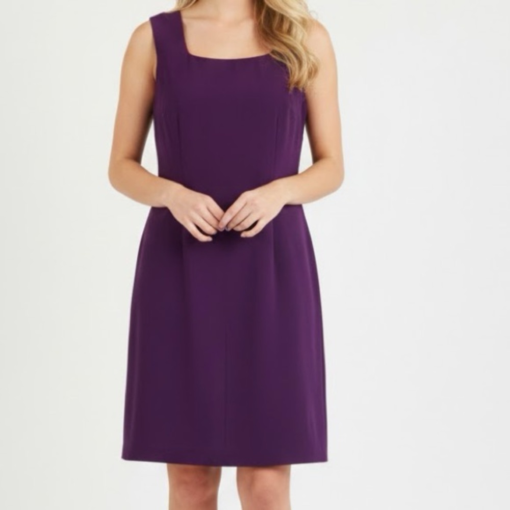 Vintage 90s CDC Evening Purple Mini Dress 6